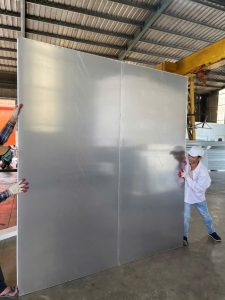 Thi công vách panel inox phòng sạch