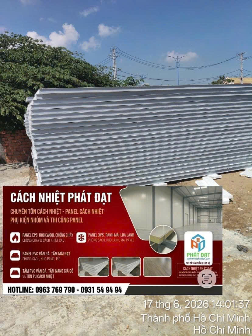 Giao hàng panel cách nhiệt