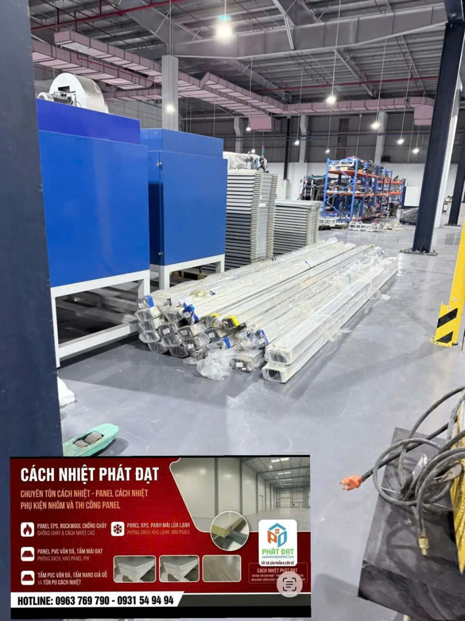 Phát Đạt cung cấp phụ kiện nhôm cho Công trình Panel ở KCN Nhật Bản 