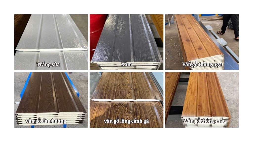 Các mẫu Panel vách ngoài của Cách Nhiệt Phát Đạt